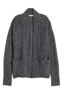 Кардиган из смесового мохера H&M