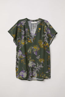 Блузка с треугольным вырезом H&M