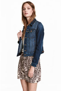 Короткая джинсовая куртка H&M
