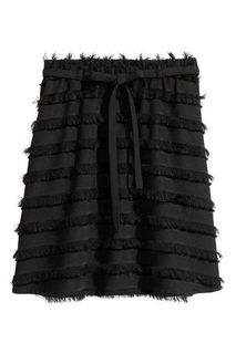 Жаккардовая юбка с бахромой H&M