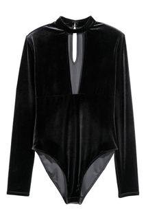 Боди с треугольным вырезом H&M