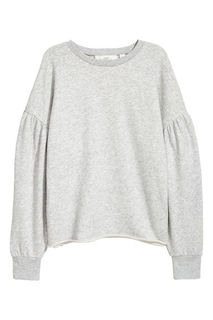 Свитшот с пышным рукавом H&M
