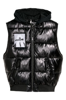 Утепленный жилет с капюшоном H&M