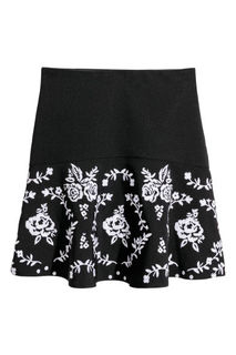 Юбка с вышивкой H&M