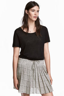 Плиссированная юбка H&M