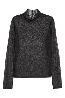 Водолазка из прозрачной ткани H&M