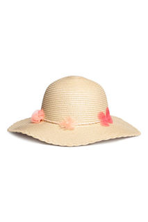 Соломенная шляпа с блесткой H&M