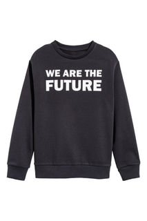 Свитшот с принтом H&M