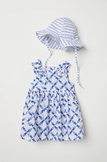 Платье и панама H&M