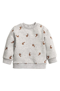 Свитшот с вышивкой H&M