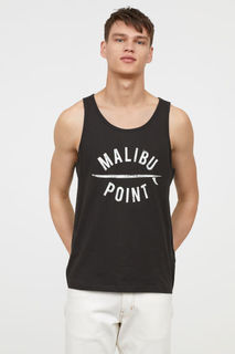 Майка с принтом H&M
