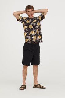 Хлопковые шорты на резинке H&M