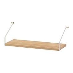 СВАЛЬНЭС Полка, бамбук Ikea