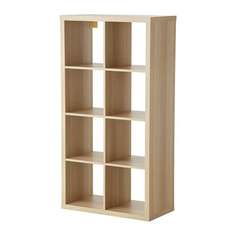 КАЛЛАКС Стеллаж, под беленый дуб Ikea