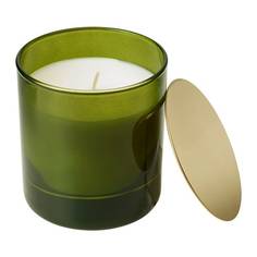 НЬЮТНИНГ Ароматическая свеча в стакане, Травы, зеленый Ikea