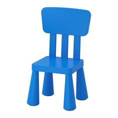 МАММУТ Детский стул, д/дома/улицы, синий Ikea