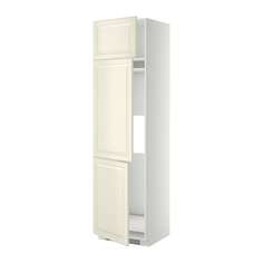 МЕТОД Выс шкаф для хол/мороз с 3 дверями, белый, Будбин белый с оттенком Ikea