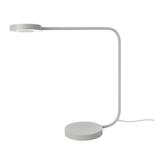 ЮППЕРЛИГ Настольная лампа, светодиодная, светло-серый Ikea