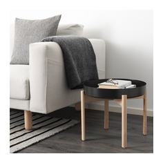 ЮППЕРЛИГ Журнальный стол, темно-серый, береза Ikea