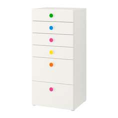 СТУВА / ФОЛЬЯ Комбинация для хранения с ящиками, белый Ikea