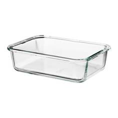 ИКЕА/365+ Контейнер для продуктов, прямоугольн формы, стекло Ikea