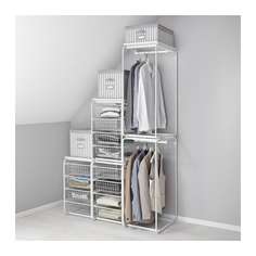 АЛЬГОТ Рама+штанга/проволочн корзины, белый Ikea