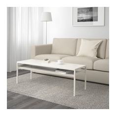 НИБОДА Журнальный стол/2-сторон столешница, белый/серый Ikea