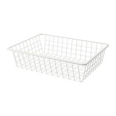 ХЭЛПА Проволочн корзина с направляющими, белый Ikea