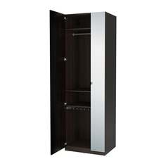 ПАКС Гардероб, черно-коричневый, Нексус Викедаль Ikea