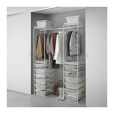 АЛЬГОТ Рама/сетч корзины/штанга, белый Ikea