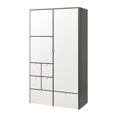 ВИСТХУС Гардероб, серый, белый Ikea