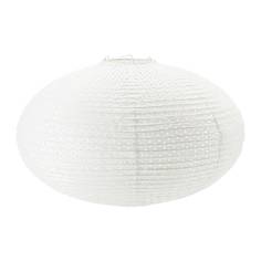 СОЛЛЕФТЕО Абажур для подвесн светильника, круглой формы белый Ikea