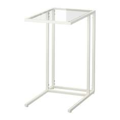 ВИТШЁ Подставка д/ноутбука, белый, стекло Ikea