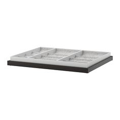 КОМПЛИМЕНТ Выдвижная полка+вставка, черно-коричневый Ikea