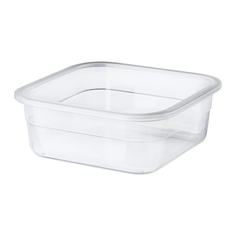 ИКЕА/365+ Контейнер для продуктов, четырехугольной формы, пластик Ikea
