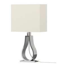 КЛАБ Лампа настольная, белый с оттенком Ikea