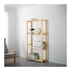 ИВАР 1 секция/полки, сосна Ikea
