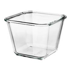 ИКЕА/365+ Контейнер для продуктов, четырехугольной формы, стекло Ikea