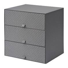 ПАЛЬРА Мини-комод с 3 ящиками, темно-серый Ikea