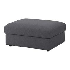 ВИМЛЕ Табурет для ног с ящ д/хрн, Гуннаред классический серый Ikea