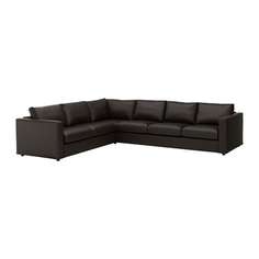 ВИМЛЕ 5-местный угловой диван, Фарста черный Ikea