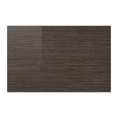 СЕЛЬСВИКЕН Дверь/фронтальная панель ящика, глянцевый с рисунком коричневый Ikea