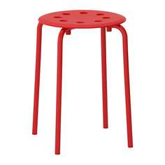 МАРИУС Табурет, красный Ikea