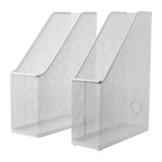 ДОКУМЕНТ Подставка для журналов, 2 шт, белый Ikea