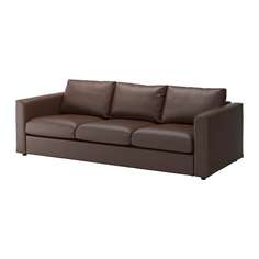 ВИМЛЕ 3-местный диван, Фарста темно-коричневый Ikea
