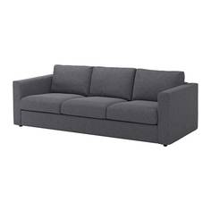 ВИМЛЕ 3-местный диван, Гуннаред классический серый Ikea