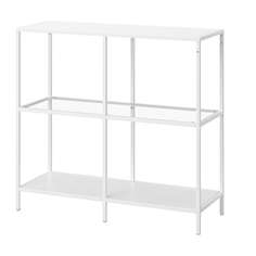 ВИТШЁ Стеллаж, белый, стекло Ikea