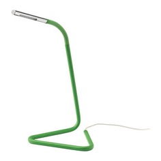 ХОРТЕ Рабочая лампа, светодиодная, зеленый, серебристый Ikea