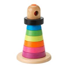 МУЛА Пирамидка, разноцветный, бук Ikea
