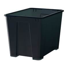 САМЛА Контейнер, черный Ikea